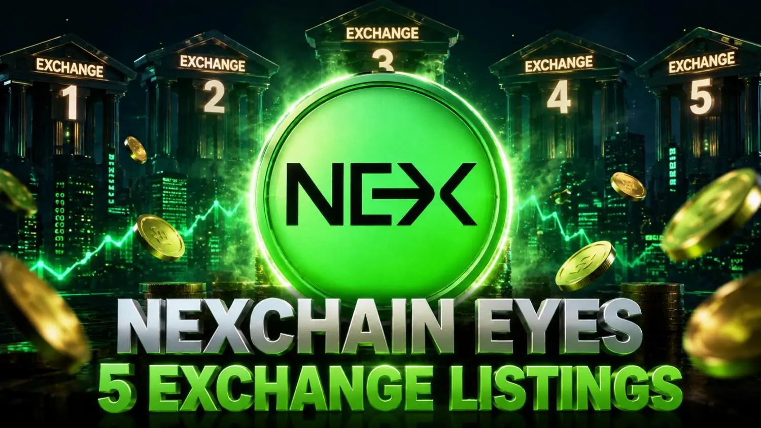 Nexсhain Eyes 5 Exchange Listings as Presale Nears Final Stage
