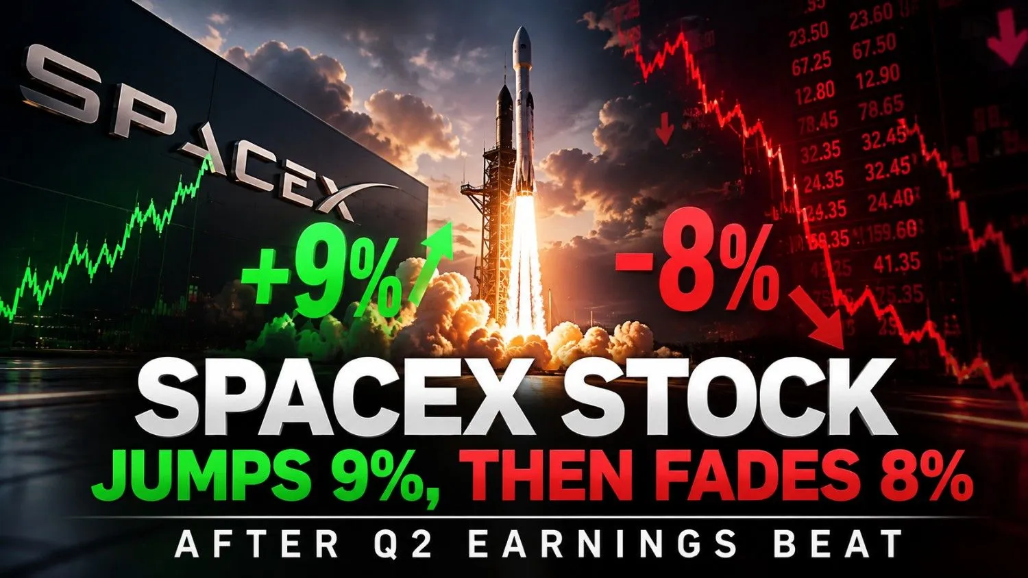 SpaceX Stock Swings After Q2 Earnings