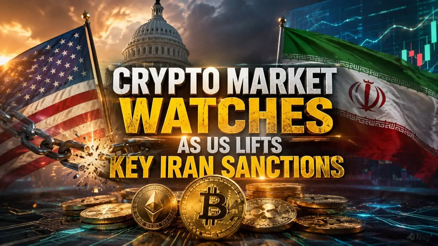 Crypto Market Reacts as US Removes Key Iran Sanctions Amid Deal Talk
