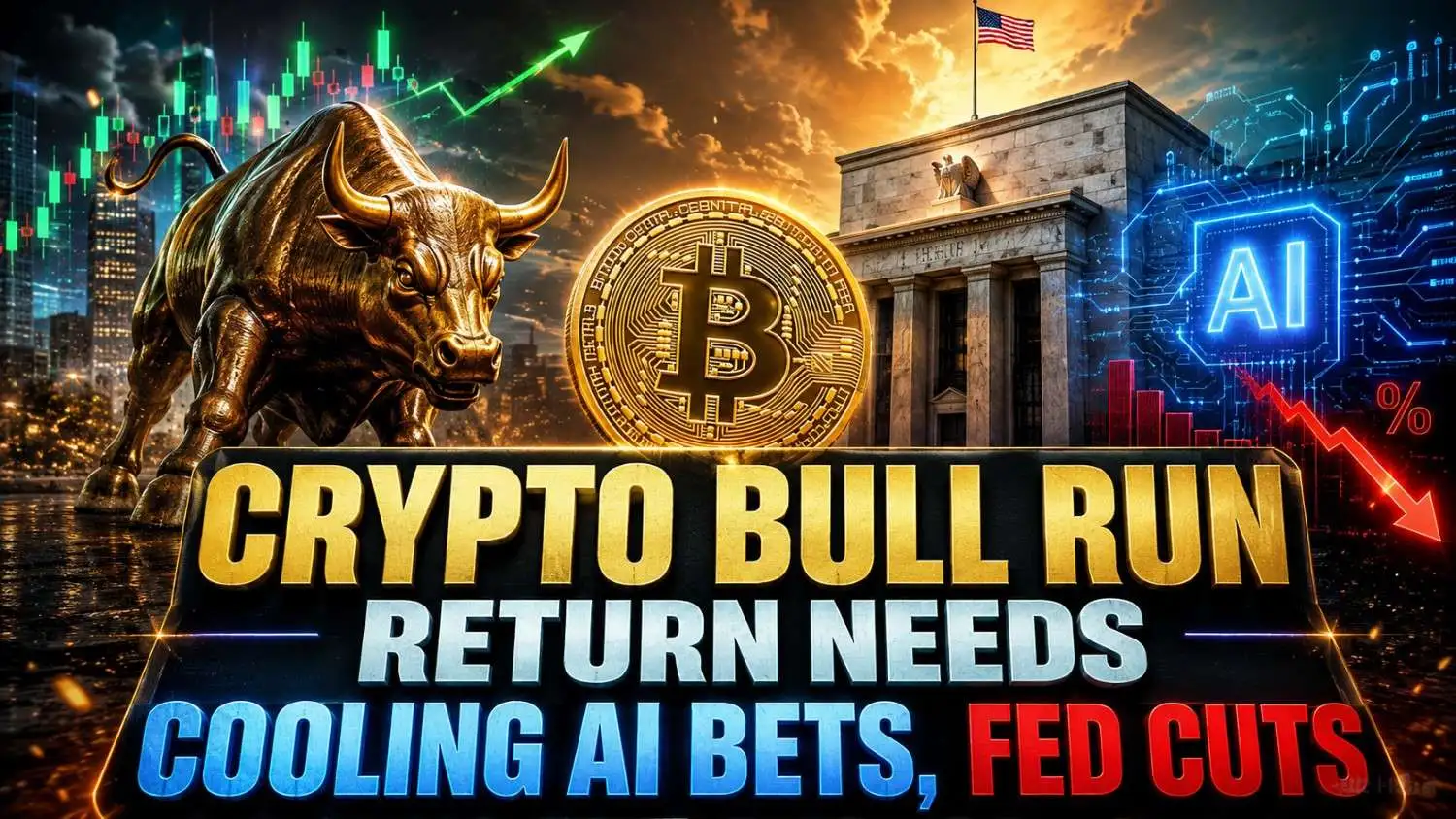 Crypto Bull Run Return Hinges on AI Slowdown and Fed Cuts