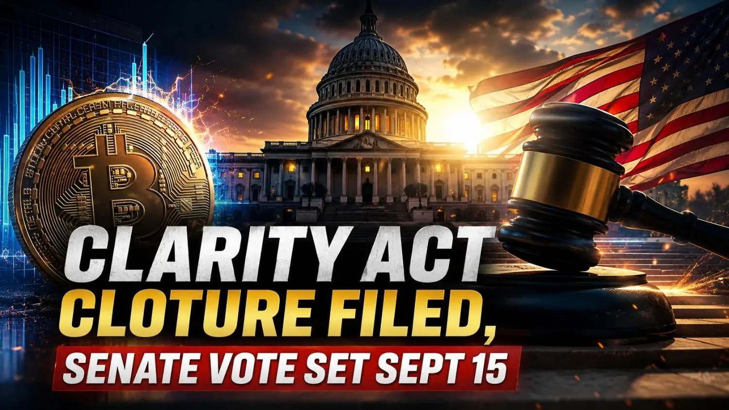 Senate Majority Leader Thune files cloture motion on Clarity Act crypto bill