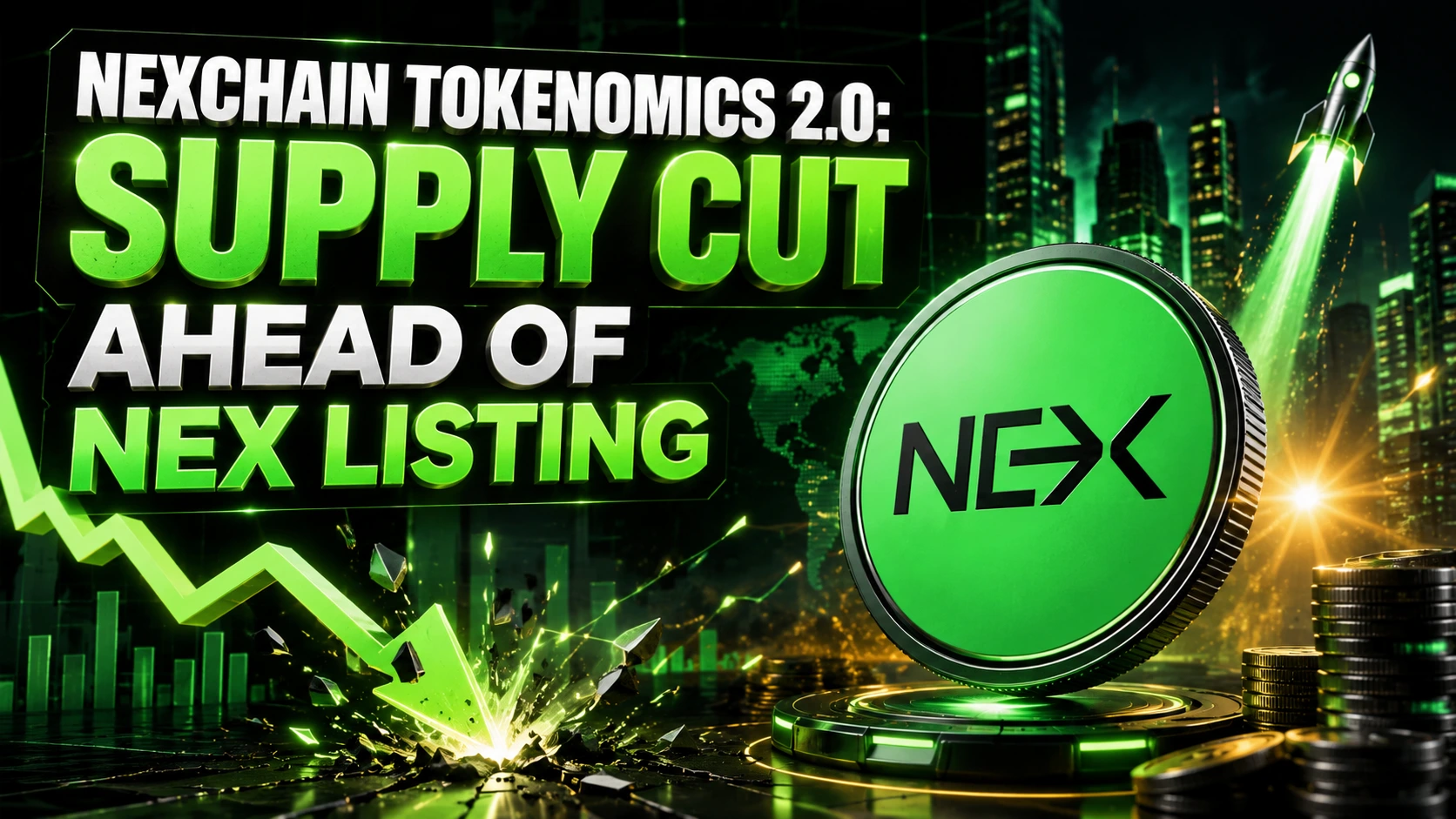 Nexchain Tokenomics 2.0 Update Cuts NEX Token Supply in Half