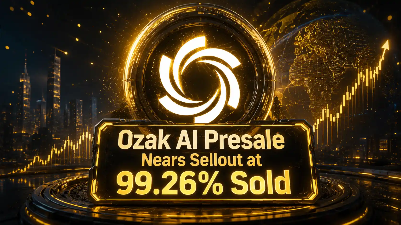 Ozak AI Presale Hits 99.26% Sold as Listing Phase Nears