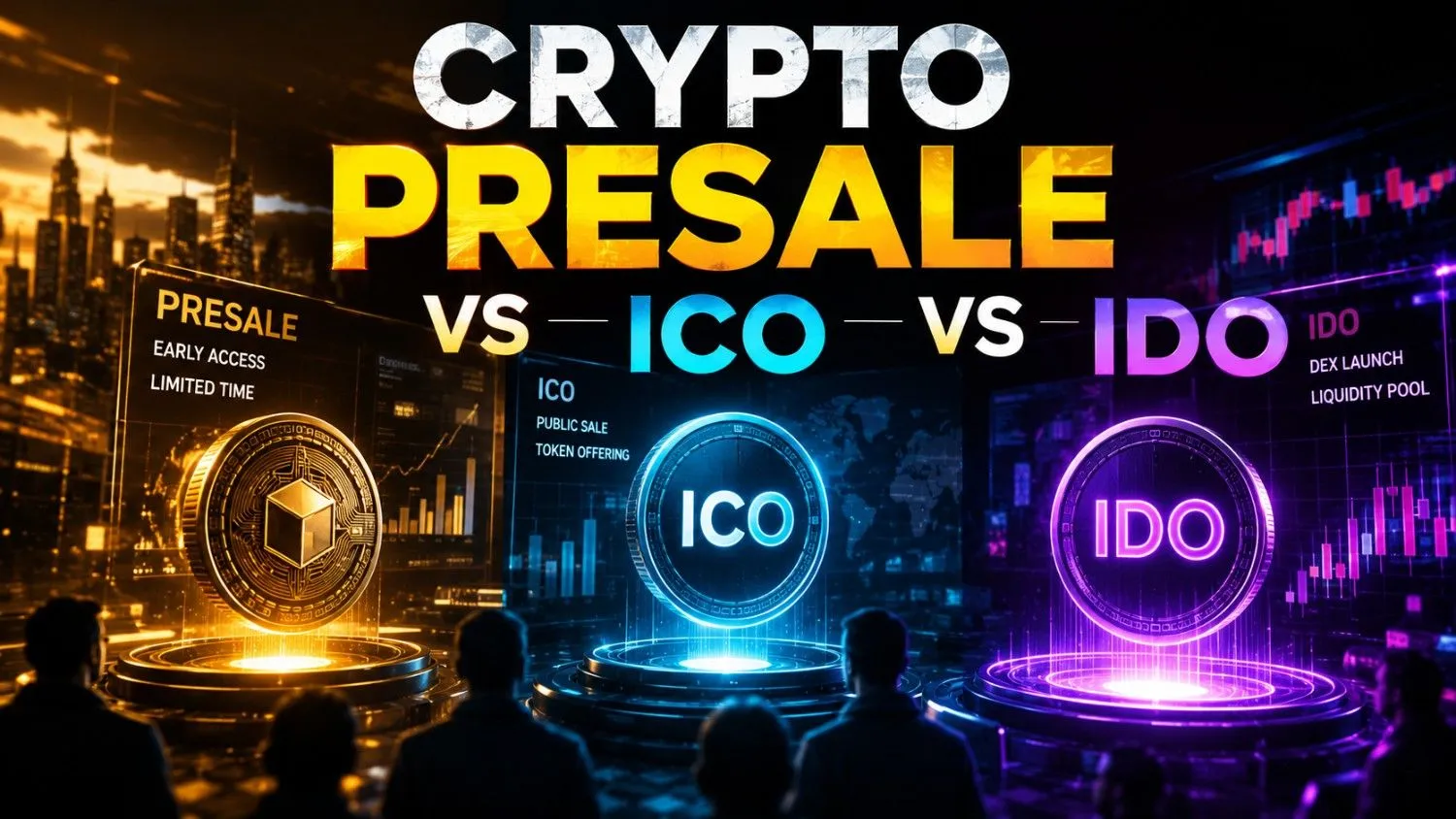 Crypto Presale vs ICO vs IDO