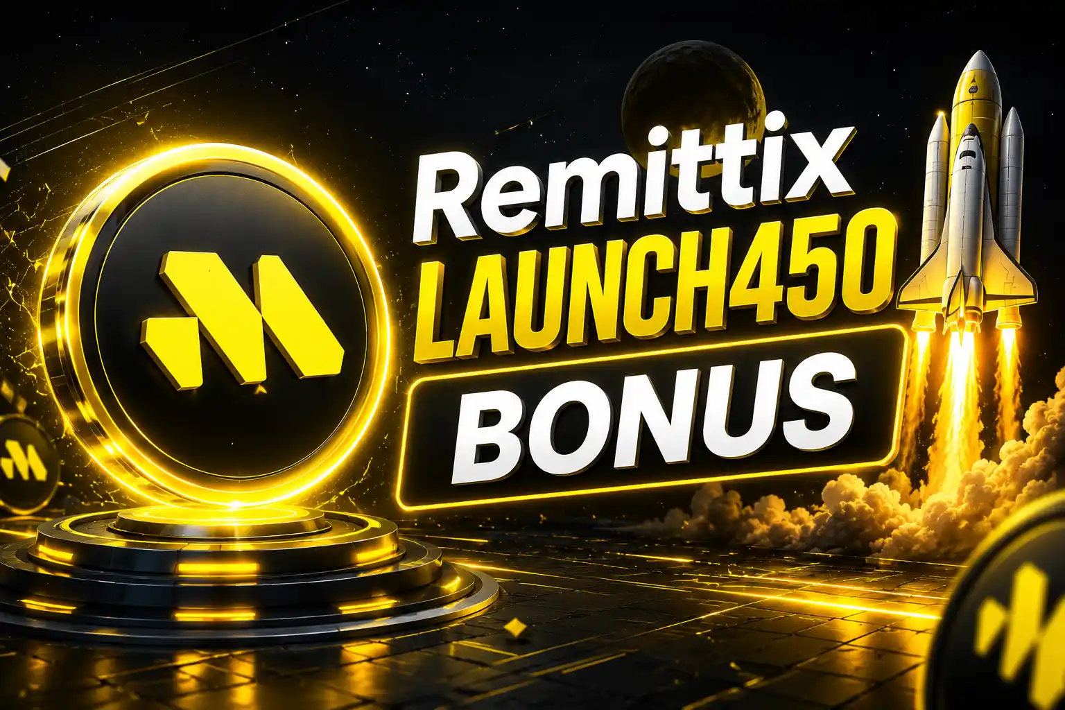 Remittix LAUNCH450 Bonus Explained Fullyx