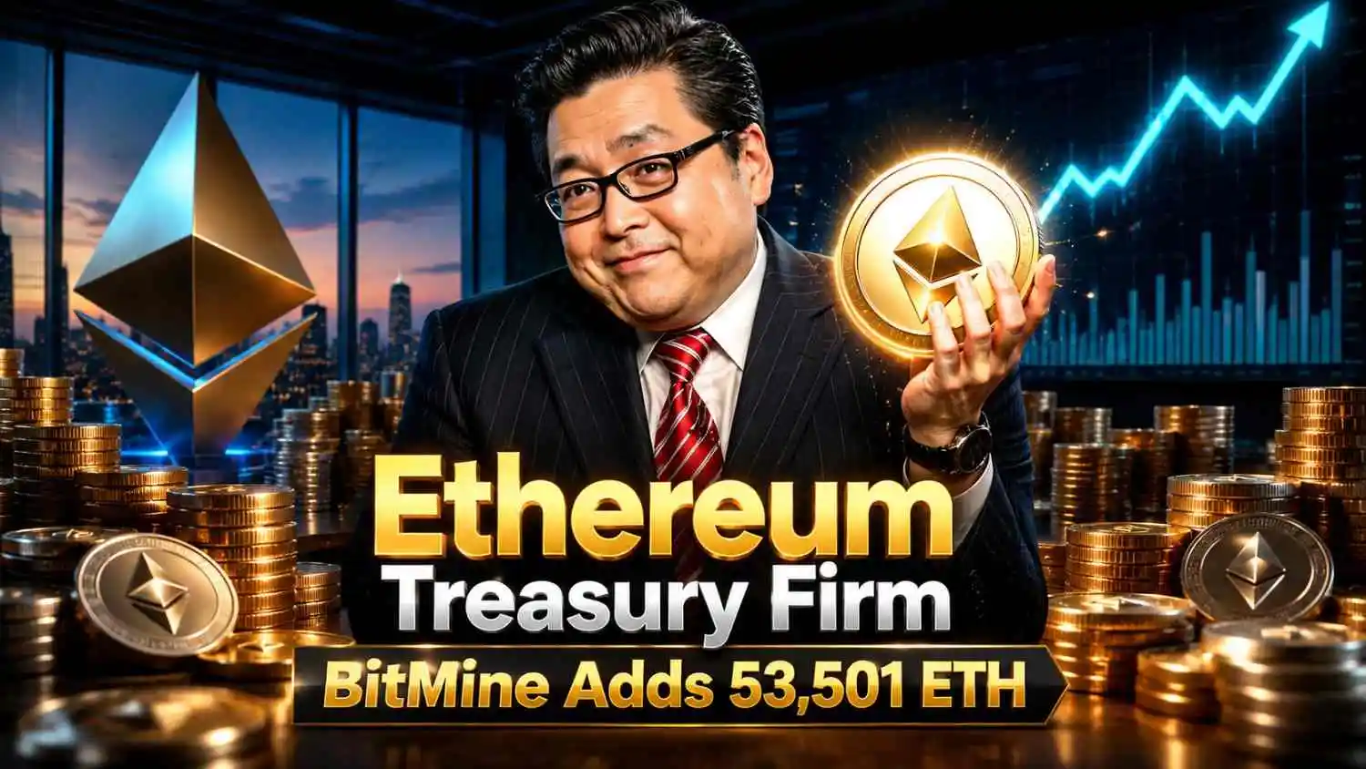 Ethereum Treasury Firm BitMine Adds 53,501 ETH, Holdings Hit 5.9M